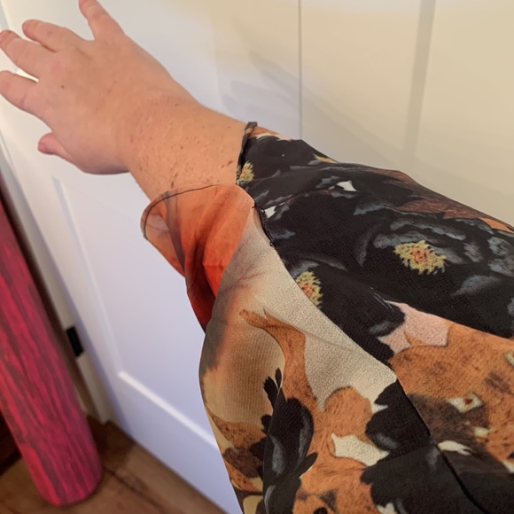 Cocoon Chiffon Kimono/ 3rd Piece boho/witchy/festival SO DREAMY 😍 - Picture 6 of 6